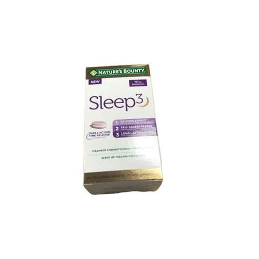 Nature's Bounty Sleep3 Tri-Layer Melatonin, 120 Count