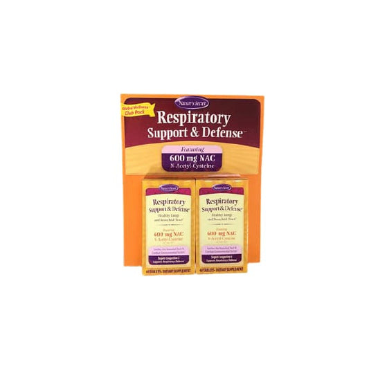 Nature's Secret Respiratory Support and Defense Twin Pack, 120 ct.