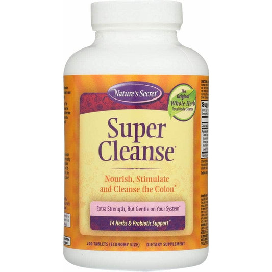 Nature'S Secret Super Cleanse, 200 Tablets