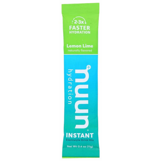 NUUN Instant Lemon Lime Pkt, 8 pk (Case of 5)