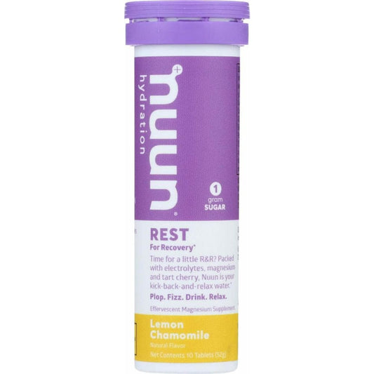 NUUN Rest Lemon Chamomile, 10 tb (Case of 3)