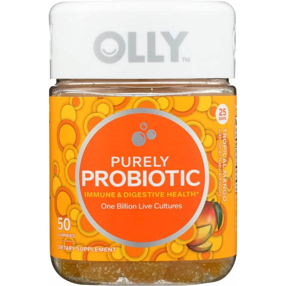 Olly Probiotic Tropical Mango Supplement, 50 Ea