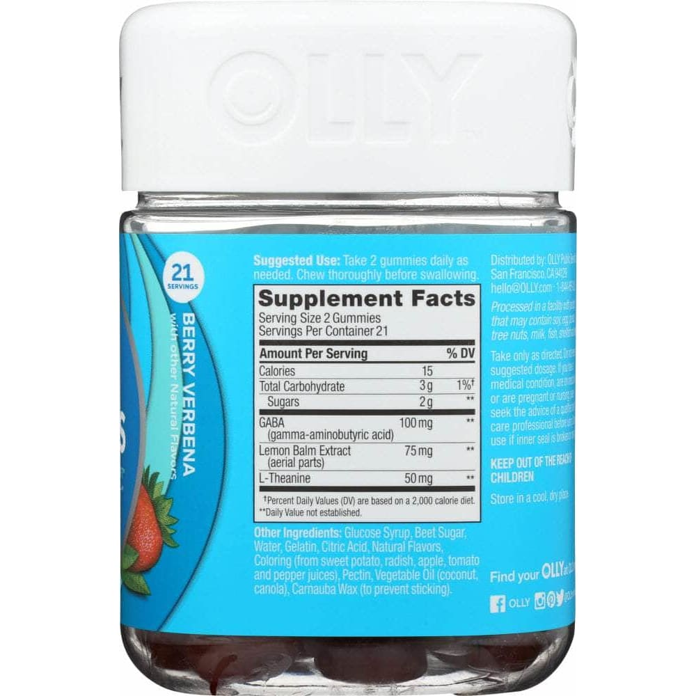 Olly Supplement Goodbye Stress, 42 Ea