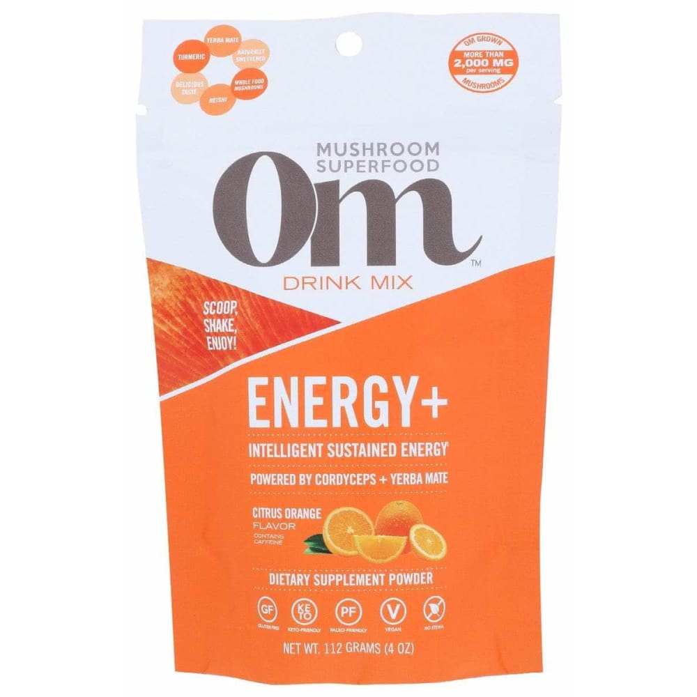 Om Mushrooms Energy+ Citrus, 4 Oz