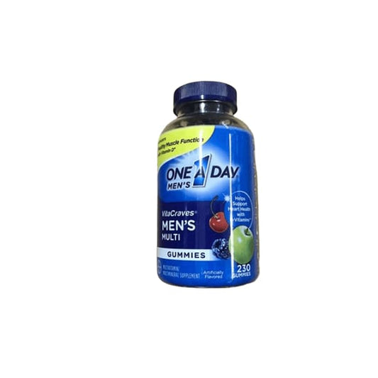 One A Day Men's VitaCraves Multivitamin Gummies, 230 Count