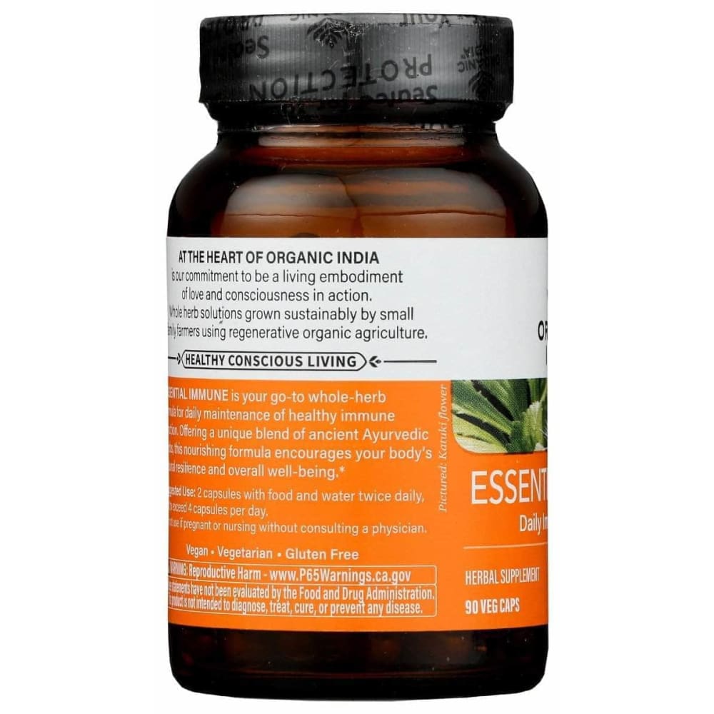 Organic India Essential Immune Cp, 90 Cp