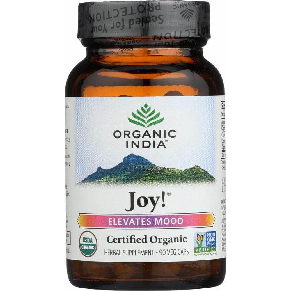 Organic India Joy Elevates Mood, 90 Caps