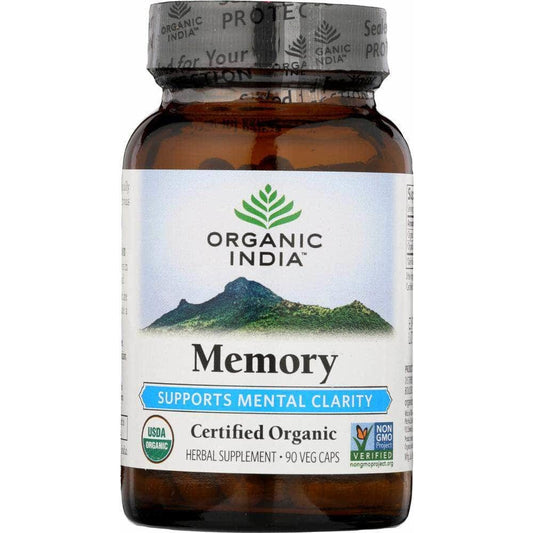 Organic India Memory Mental Clarity, 90 Caps