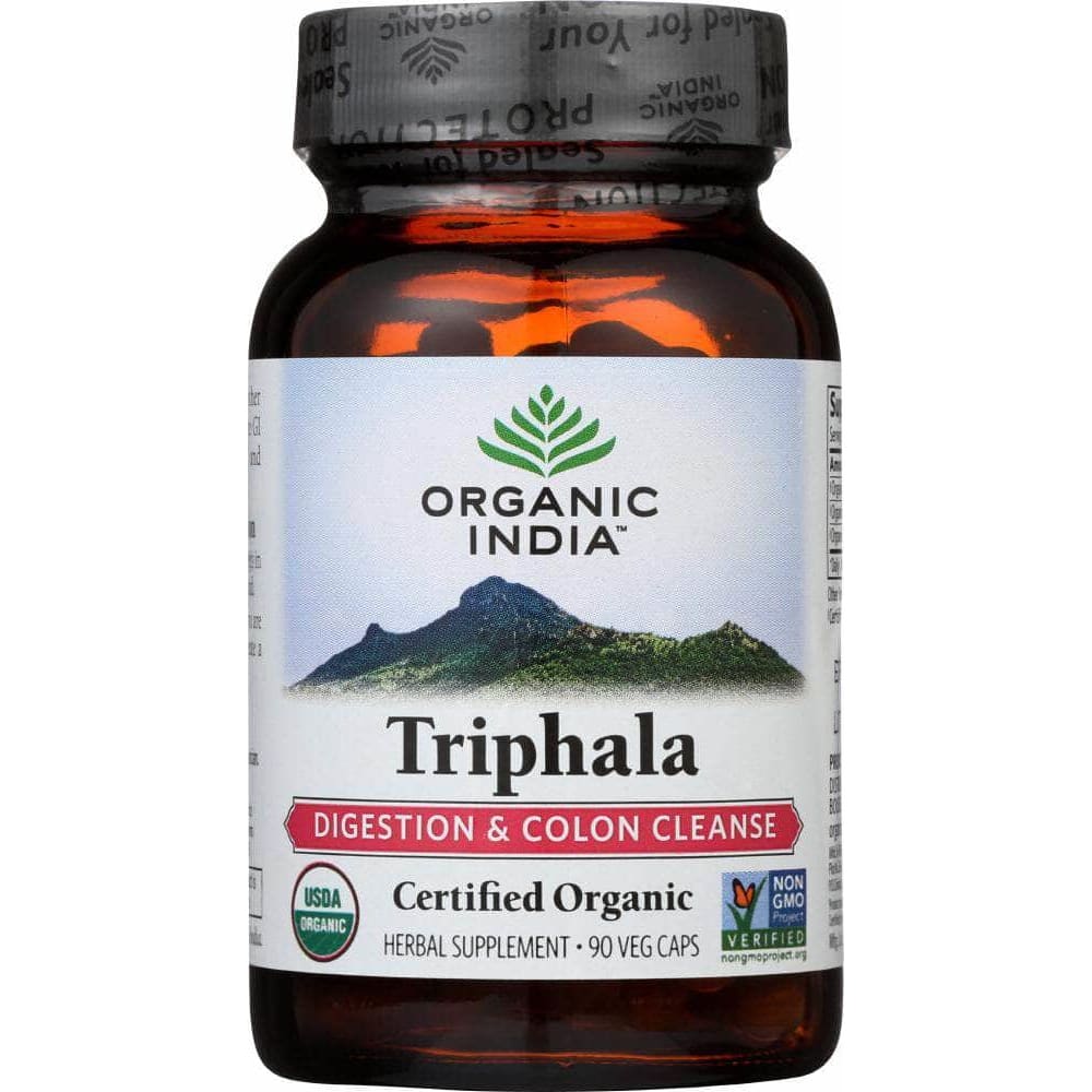 Organic India Triphala Digestion & Colon Cleanse, 90 Veggie Caps