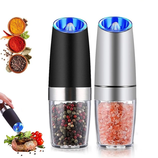 Electric Gravity Induction Salt & Pepper Grinder