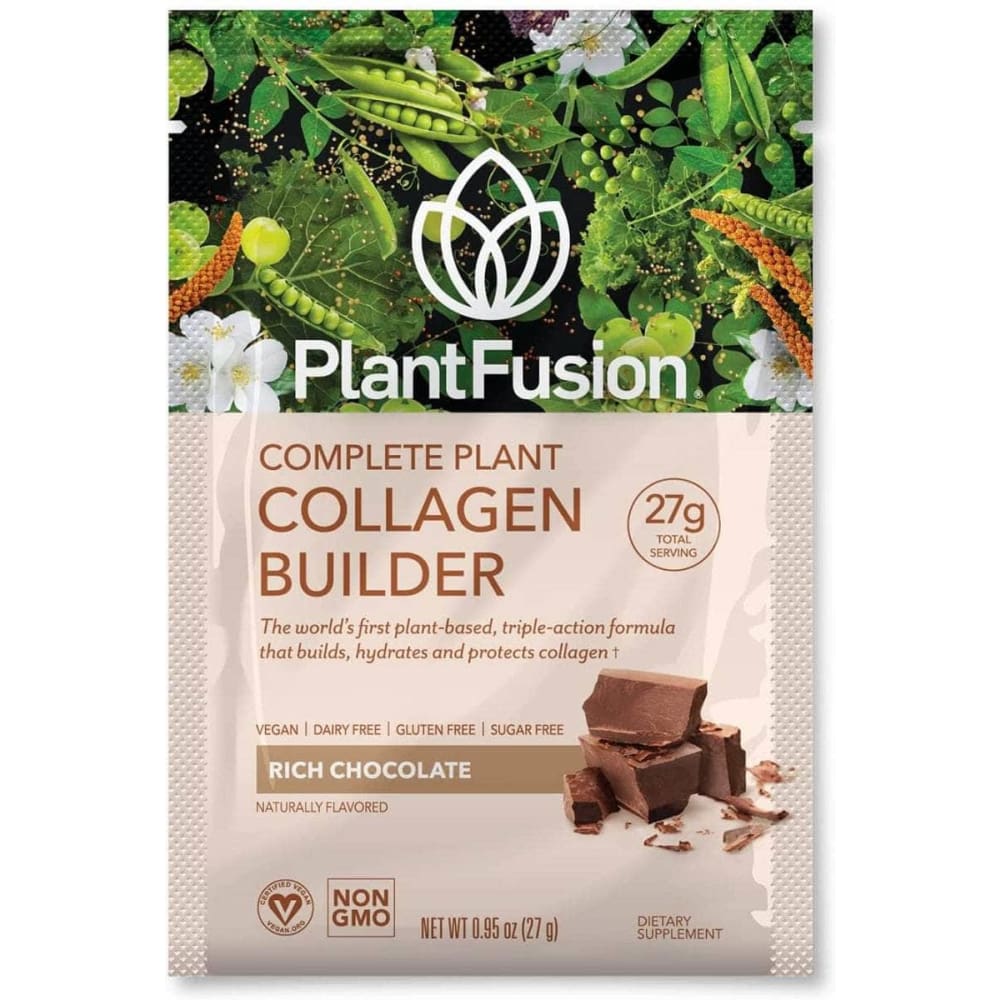 PLANTFUSION Collagen Chocolate Pkt, 0.95 oz (Case of 4)