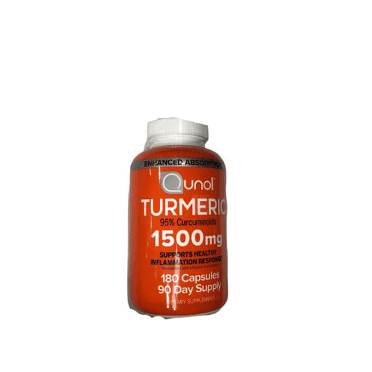 Qunol Turmeric 95% Curcuminoids 1500 mg. , 180 Capsules