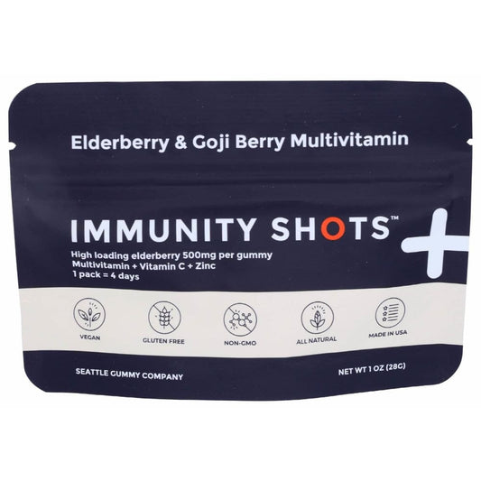 Seattle Gummy Company Multivitamin Gummy Elderberry & Goji, 1 Oz (Case of 5)