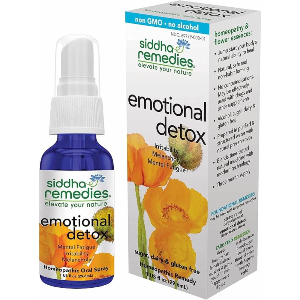 Siddha Remedies Emotional Detox Spray, 1 Fo