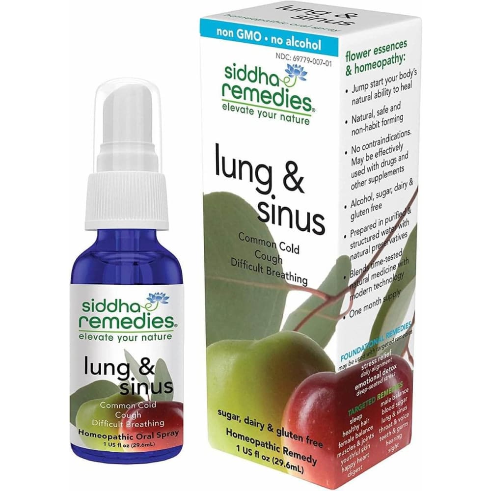 Siddha Remedies Lung & Sinus Spray, 1 Fo