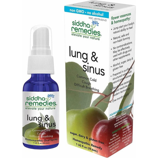 Siddha Remedies Lung & Sinus Spray, 1 Fo