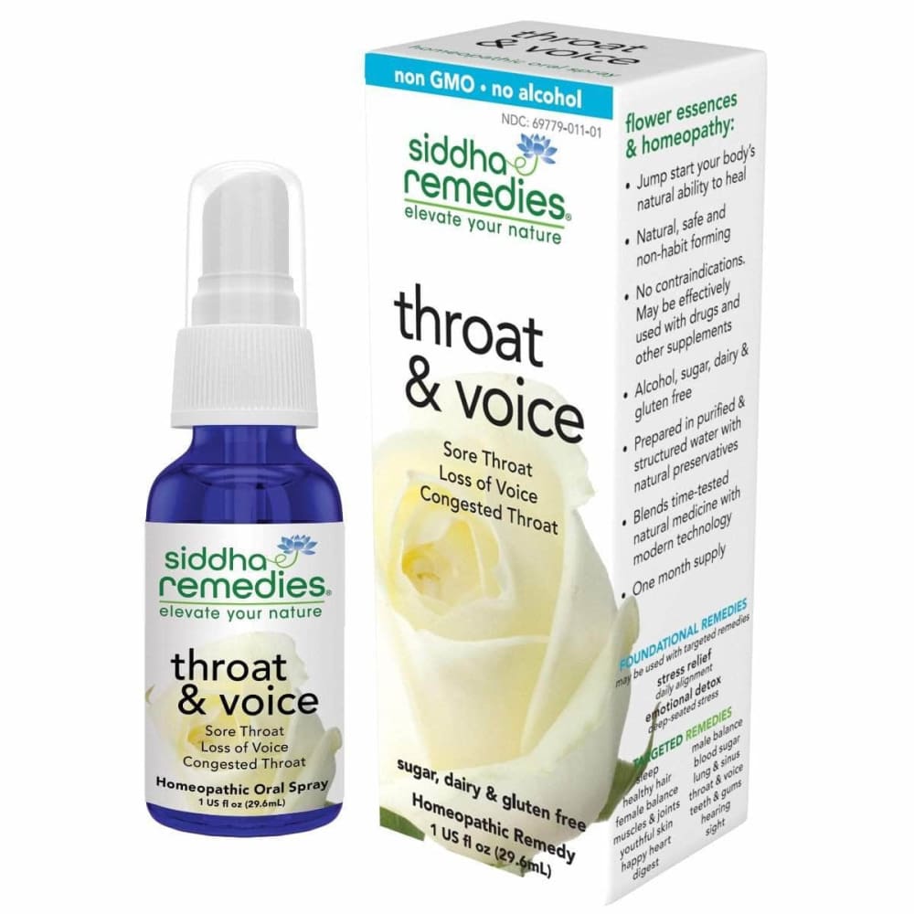 Siddha Remedies Throat & Voice Spray, 1 Fo