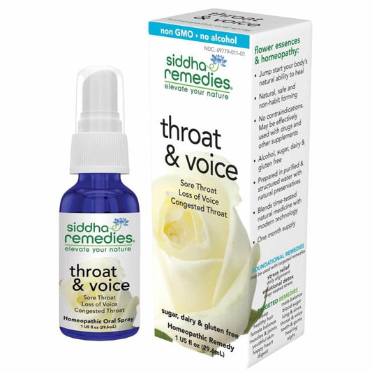 Siddha Remedies Throat & Voice Spray, 1 Fo