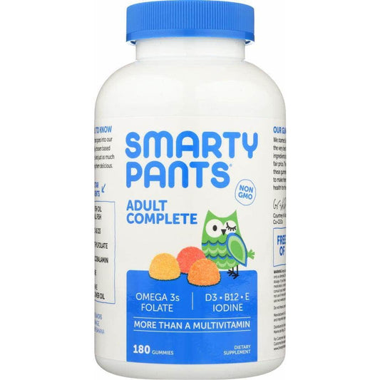 Smartypants Adult Complete Gummies With Multivitamin + Omega 3 + Vitamin D, 180 Gummies