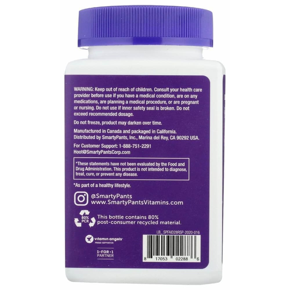 Smartypants Immunity Elderberry, 28 Pc