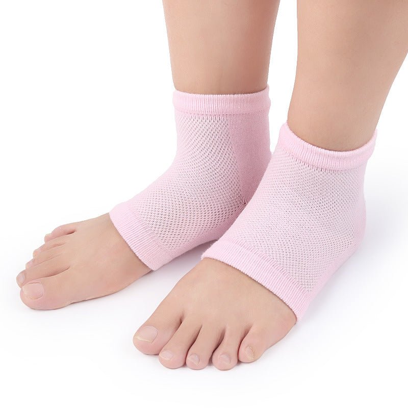 Moisturizing Gel Heel Socks Open Toe for Dry, Hard, Rough, and Cracked Skin - Treatment Care for Softer Heel