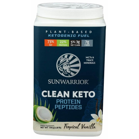 Sunwarrior Clean Keto Protein Peptides Vanilla, 750 Gm