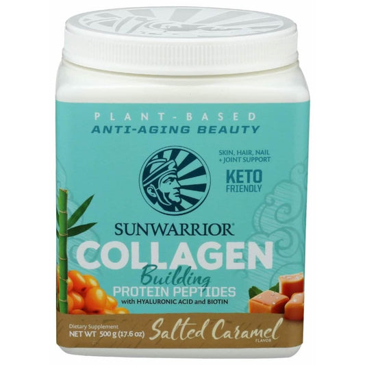 Sunwarrior Collagen Building Salted Caramel, 500 Gm