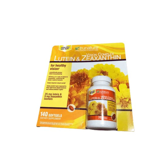 Trunature Lutein and Zeaxanthin Softgels, 140 Count