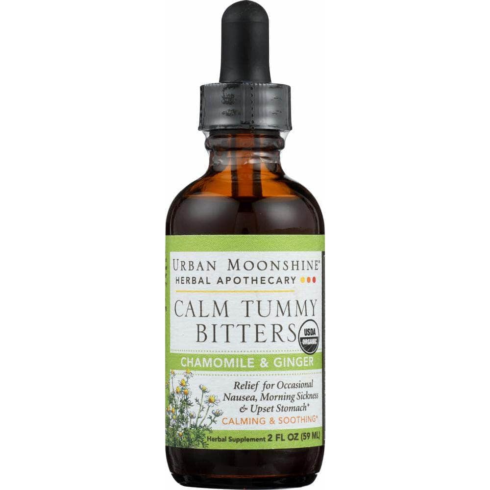 Urban Moonshine Calm Tummy Bitters Dropper, 2 Fl Oz