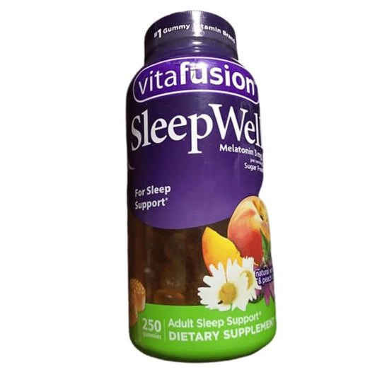 vitafusion SleepWell Melatonin 3mg., 250 Sugar Free Gummies
