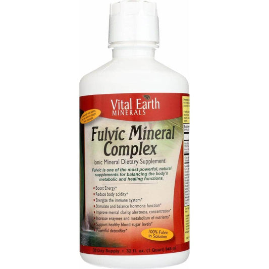 Vital Earth Minerals Fulvic Mineral Complex, 32 Oz