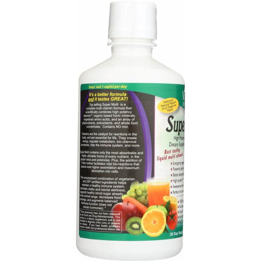 Vital Earth Minerals Super Multi Liquid Vitamins, 32 Oz