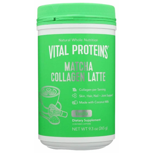 Vital Proteins Collagen Matcha Latte Vnl, 9.3 Oz