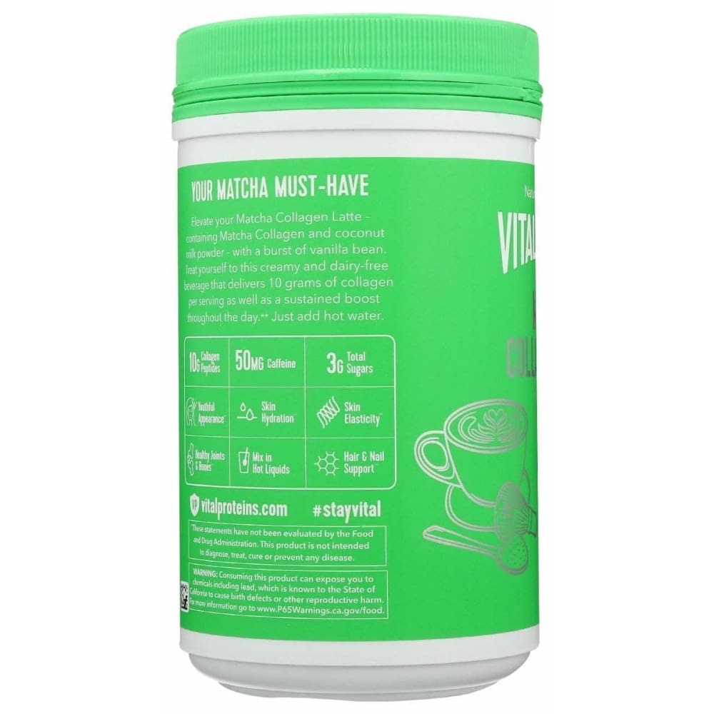 Vital Proteins Collagen Matcha Latte Vnl, 9.3 Oz