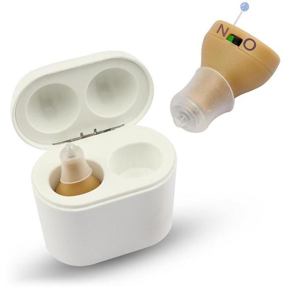 Mega X2 Best OTC Hearing Aids In-Ear Canal Design w/ Charging Case