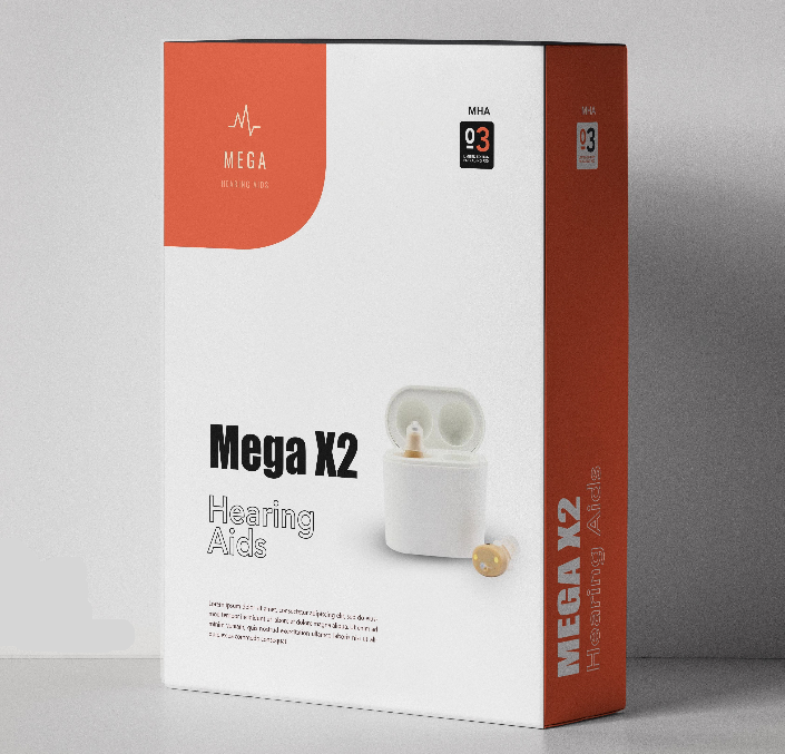 Mega X2 Hearing Aids Cost Near Me- In Ear