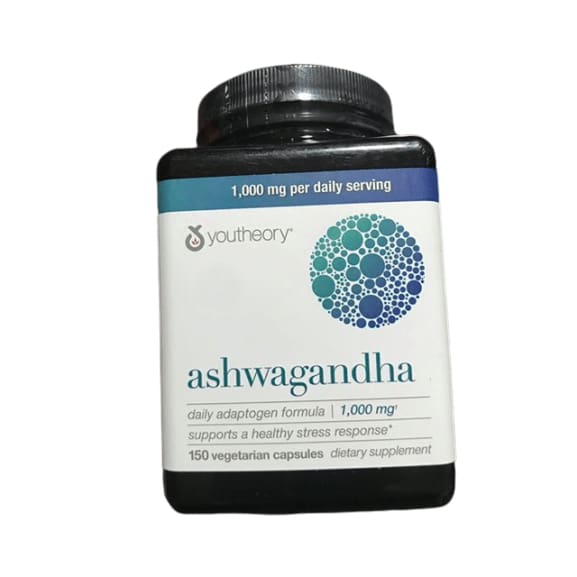 youtheory Ashwagandha 1000 mg. 150 Capsules – A Listveneers