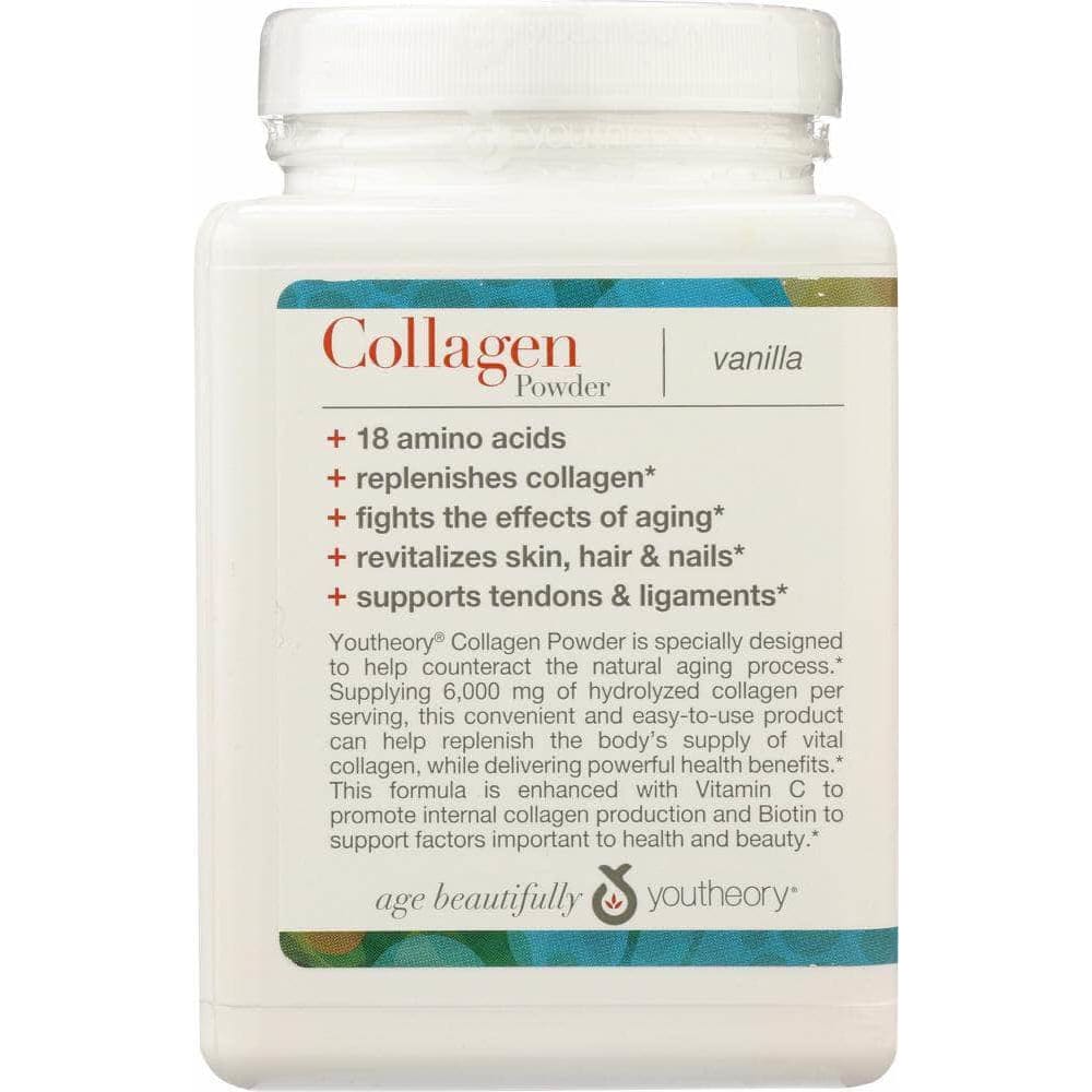 Youtheory Collagen Powder Vanilla, 4.7 Oz (Case of 2)