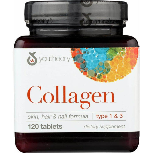 Youtheory Collagen Type 1 & 3, 120 Tablets (Case of 2)