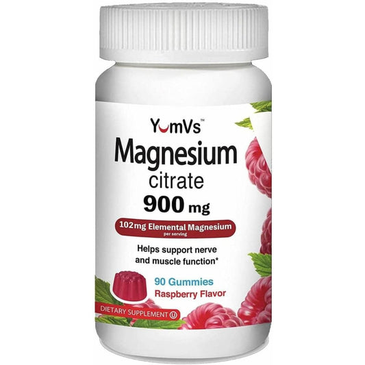 Yum Vs Magnesium 900Mg Gummy, 90 Ea