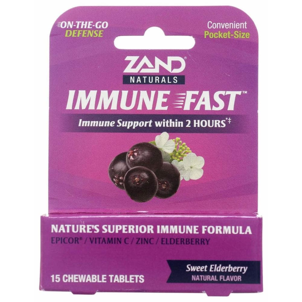 ZAND Immune Elderberry Chewabl, 15 pc (Case of 2)