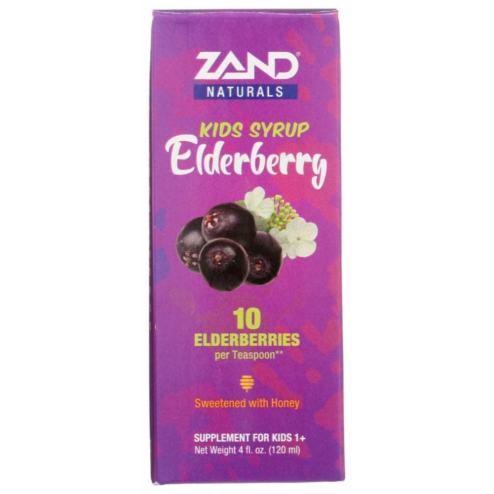 ZAND Kids Elderberry Honey, 4 fo