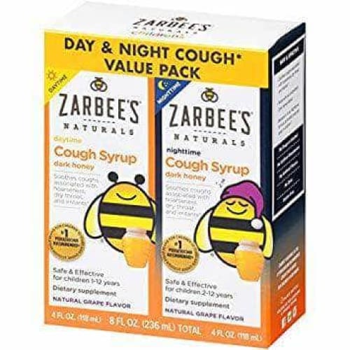 Zarbees Syrup Cough Children'S Day And Night Grape, 4 Fo